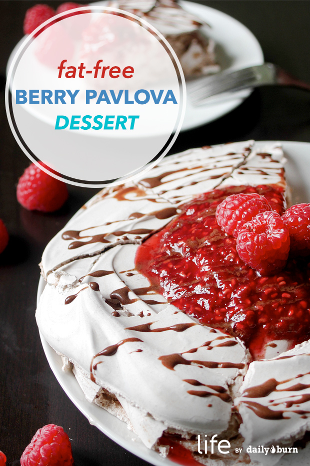 Raspberry-Cocoa Pavlova Recipe