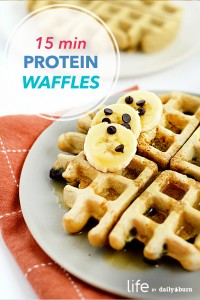 15-Minute Gluten-Free Protein Waffles Recipe