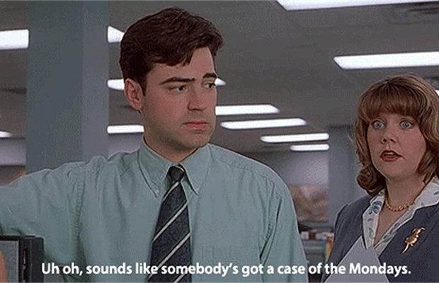 Monday Blues Office Space GIF