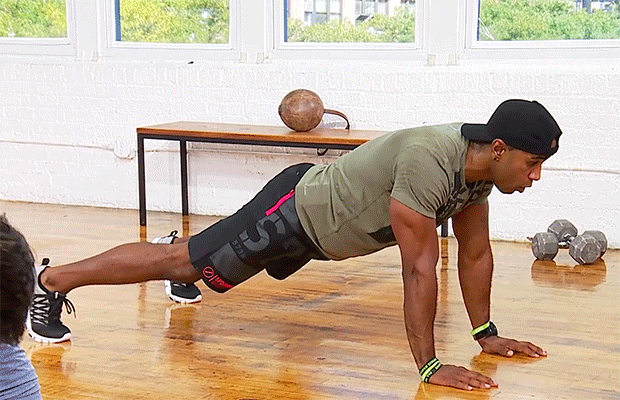 Plank Arm Raise Back Workout