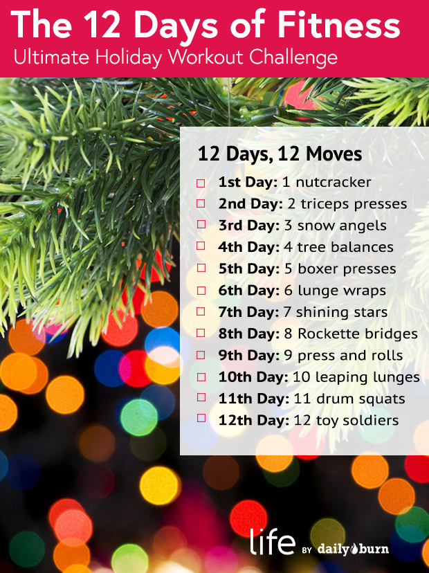 The Daily Burn 12 Days of Fitness Challenge 