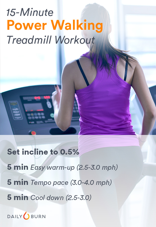 15 Minute Walking Treadmill Workout