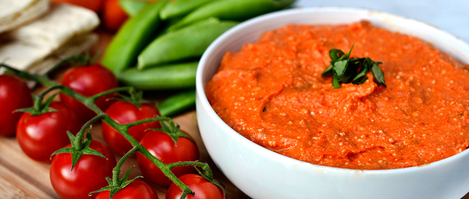 Spicy Roasted Red Pepper Dip Recipe