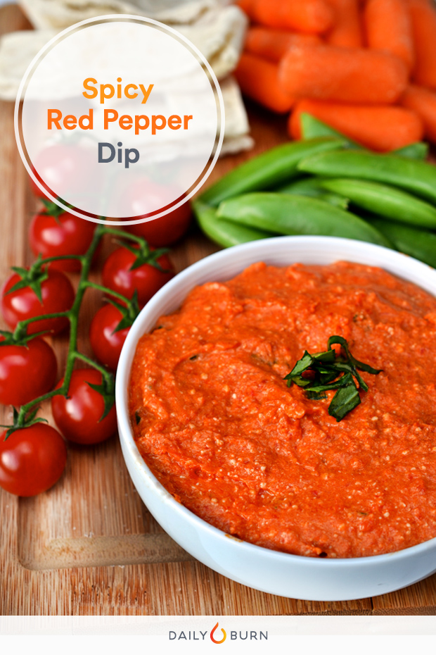 Spicy Roasted Red Pepper and Feta Dip Recipe | Life by Daily Burn