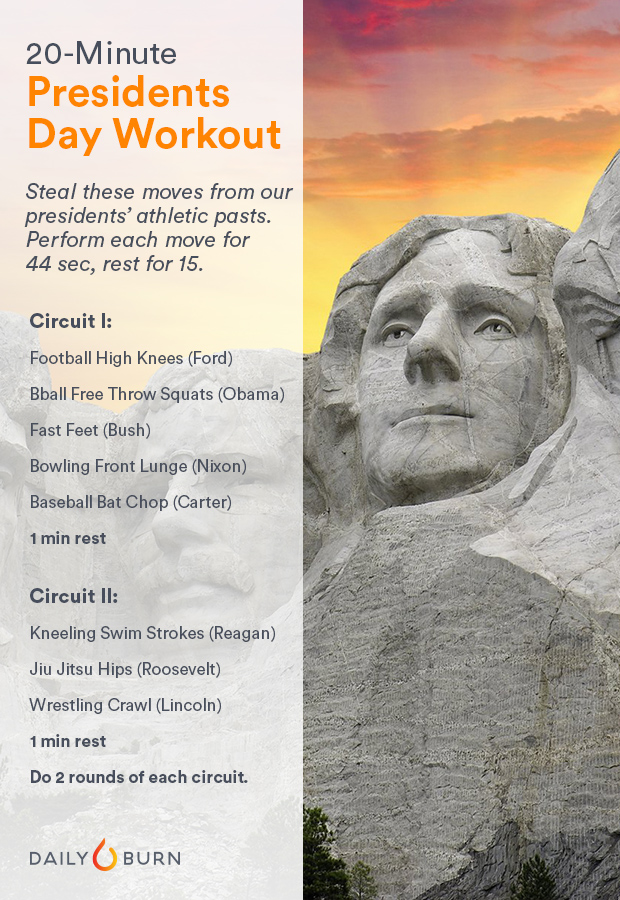The Epic President’s Day Workout History Buffs Will Love