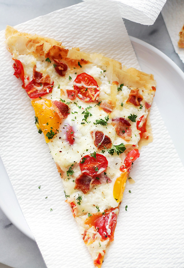 Bacon and Egg Breakfast Pizza Recipe