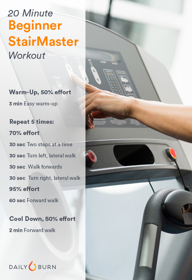 Stairmaster exercises outlet