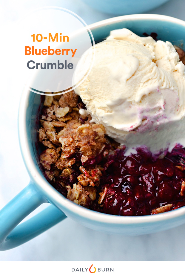 Blueberry Crumble Mug Cake Recipe