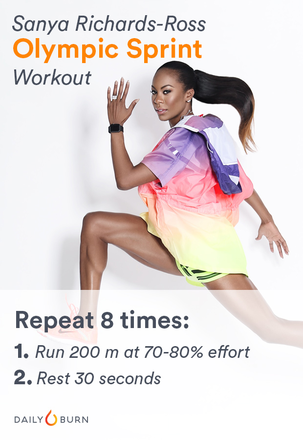 Sanya Richards-Ross Running Workout