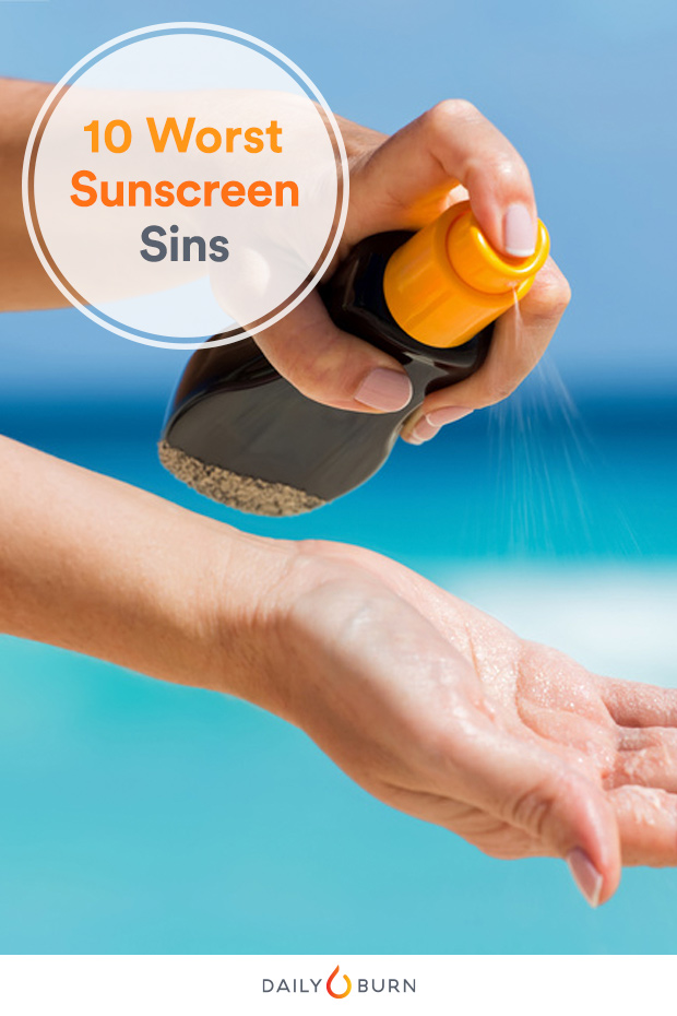 10 Ways You're Using Sunscreen All Wrong