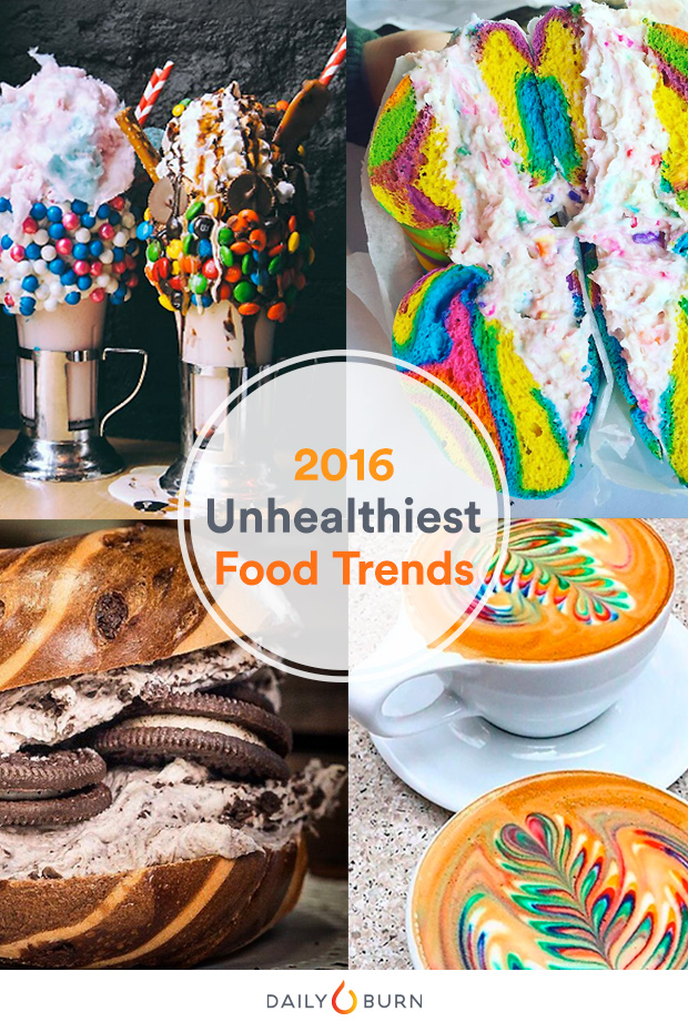 Rainbow Bagels, Ramen Tacos: 2016’s Unhealthiest Food Trends