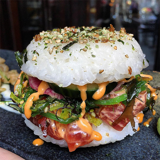 Sushi Buger - 2016 Unhealthiest Food Trends