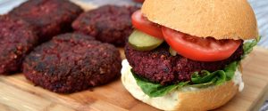 Beetroot and Quinoa Veggie Burgers Recipe